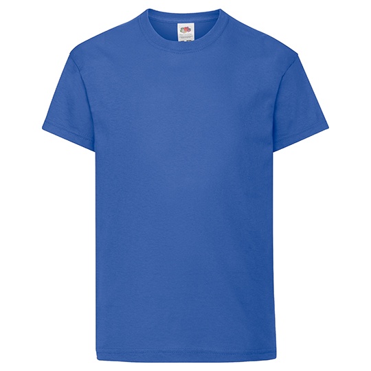 Koszulka Dziecieca Klasyczna Bawelniana F110K - Royal Blue