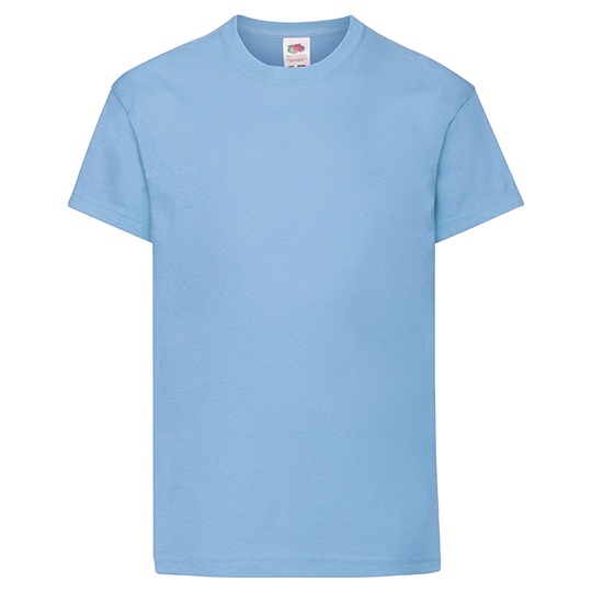 Koszulka Dziecieca Klasyczna Bawelniana F110K - Sky Blue