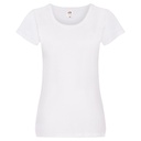 T-shirt Damski Slim Bawełniany F111 - White