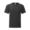 T-shirt Slim Bawełna Czesana Ring Spun F130 - Black