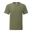 T-shirt Slim Bawełna Czesana Ring Spun F130 - Classic Olive