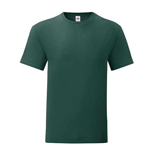 T-shirt Slim Bawełna Czesana Ring Spun F130 - Forest Green