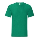 T-shirt Slim Bawełna Czesana Ring Spun F130 - Heather Green