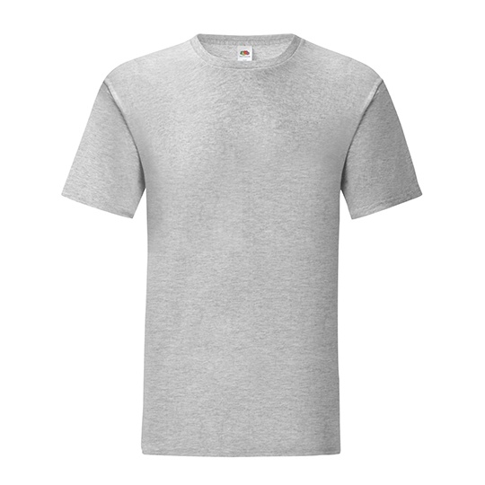 T-shirt Slim Bawełna Czesana Ring Spun F130 - Heather Grey