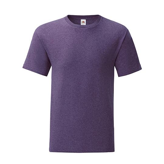 T-shirt Slim Bawelna Czesana Ring Spun F130 - Heather Purple