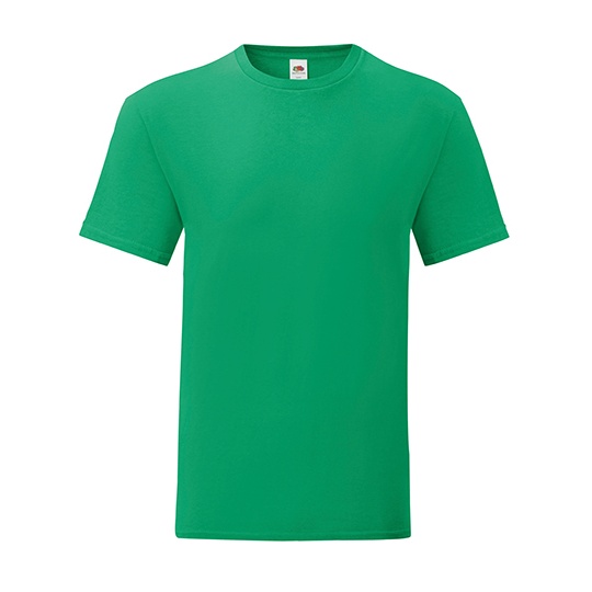 T-shirt Slim Bawelna Czesana Ring Spun F130 - Kelly Green