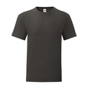 T-shirt Slim Bawełna Czesana Ring Spun F130 - Light Graphite (Solid)