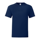 T-shirt Slim Bawełna Czesana Ring Spun F130 - Navy