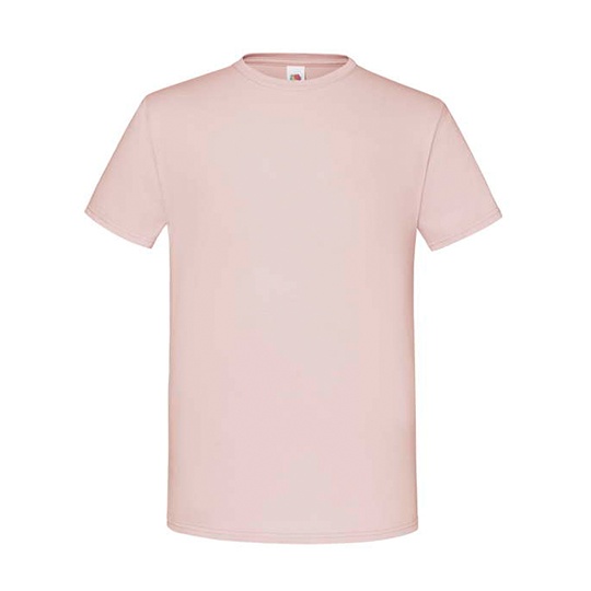 T-shirt Slim Bawelna Czesana Ring Spun F130 - Powder Rose