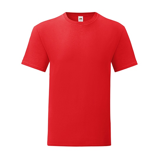 T-shirt Slim Bawelna Czesana Ring Spun F130 - Red