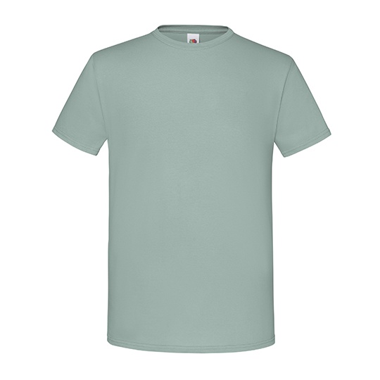 T-shirt Slim Bawelna Czesana Ring Spun F130 - Sage