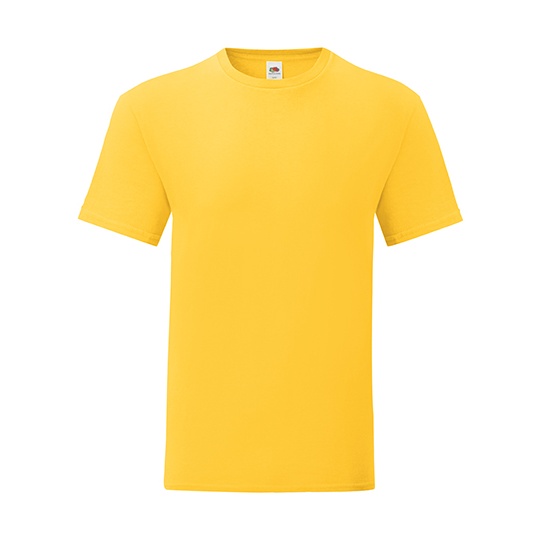 T-shirt Slim Bawelna Czesana Ring Spun F130 - Sunflower