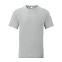 T-shirt Slim Bawełna Czesana Ring Spun F130 - Zinc (Solid)