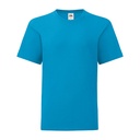 T-shirt Dziecięcy Slim Bawełniany F130K - Azure Blue