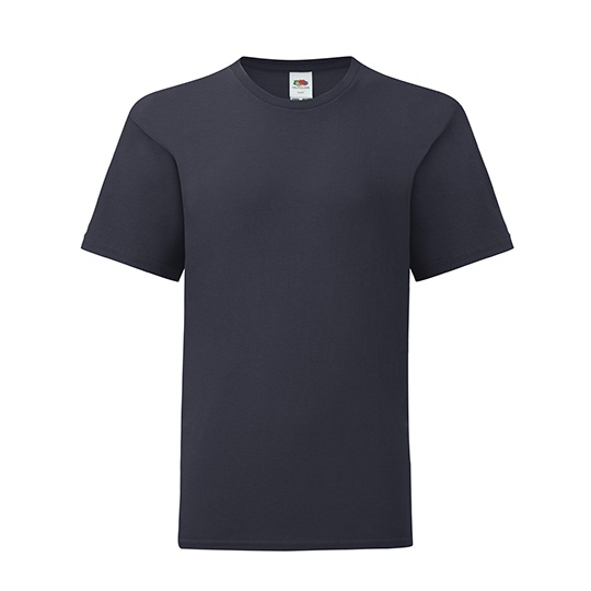T-shirt Dziecięcy Slim Bawełniany F130K - Deep Navy