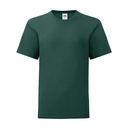 T-shirt Dziecięcy Slim Bawełniany F130K - Forest Green