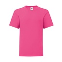 T-shirt Dziecięcy Slim Bawełniany F130K - Fuchsia