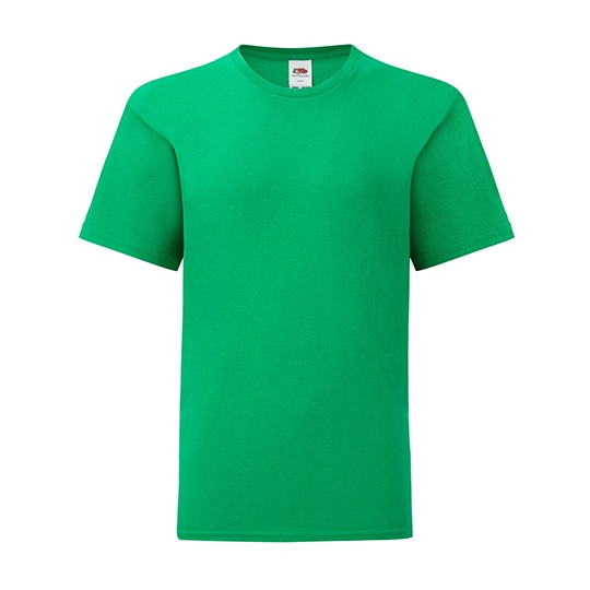T-shirt Dzieciecy Slim Bawelniany F130K - Kelly Green