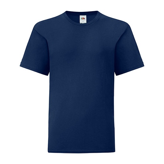 T-shirt Dziecięcy Slim Bawełniany F130K - Navy
