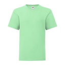 T-shirt Dziecięcy Slim Bawełniany F130K - Neo Mint