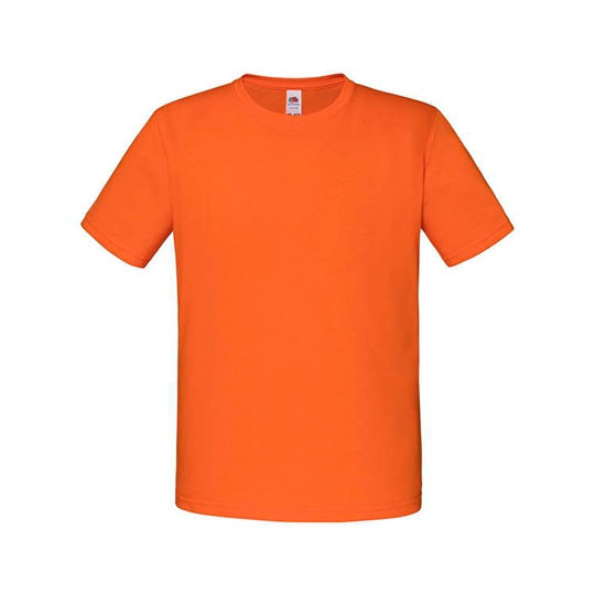 T-shirt Dzieciecy Slim Bawelniany F130K - Orange