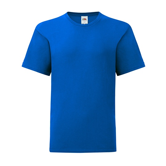 T-shirt dziecięcy slim F130K - Royal Blue