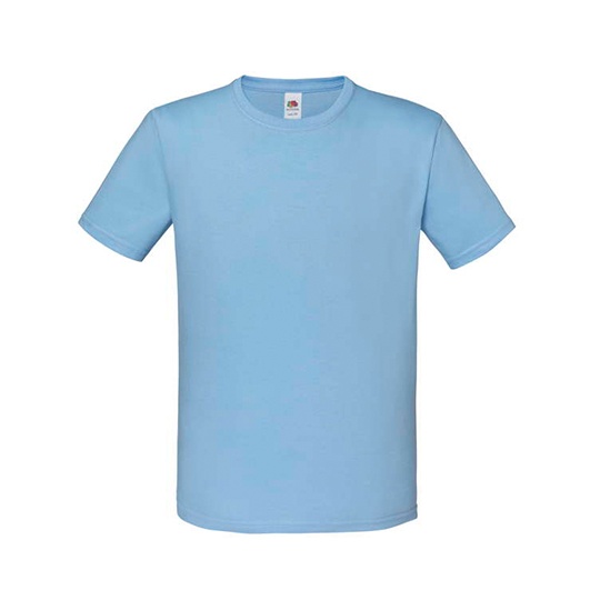 T-shirt Dziecięcy Slim Bawełniany F130K - Sky Blue