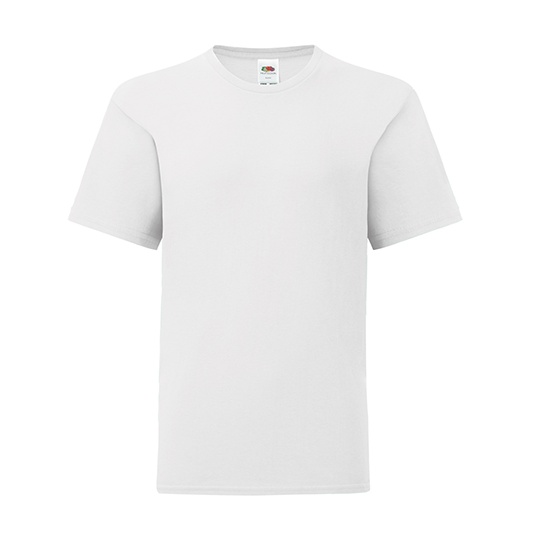 T-shirt Dzieciecy Slim Bawelniany F130K - White