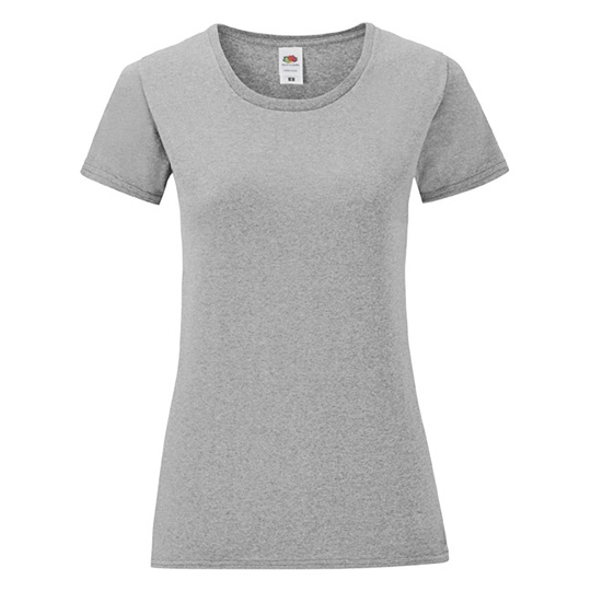 T-shirt Damski Slim Bawelniany F131 - Athletic Heather