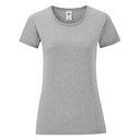 T-shirt Damski Slim Bawelniany F131 - Athletic Heather