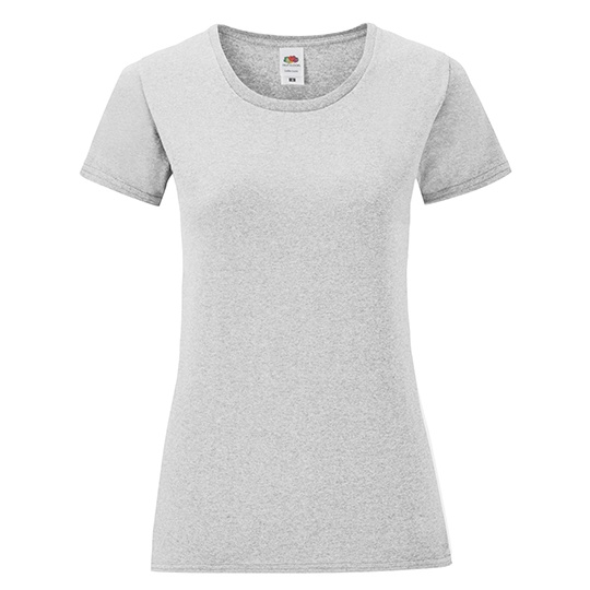 T-shirt Damski Slim Bawelniany F131 - Heather Grey