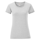 T-shirt Damski Slim Bawełniany F131 - Heather Grey