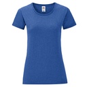 T-shirt Damski Slim Bawełniany F131 - Heather Royal