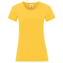 T-shirt Damski Slim Bawełniany F131 - Sunflower