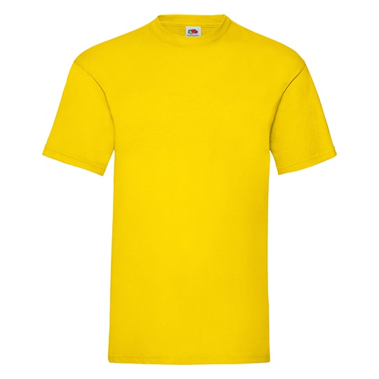 Koszulka Klasyczna Bawelniana F140 - Yellow