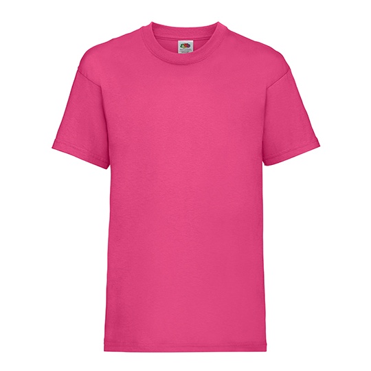 Koszulka Dziecieca Klasyczna Bawelniana F140K - Fuchsia