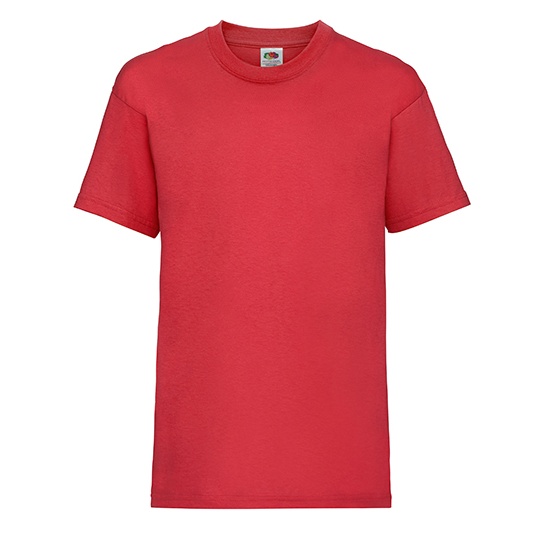 Koszulka Dziecięca Klasyczna Bawełniana F140K - Red