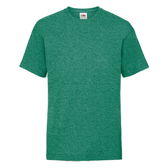 Koszulka Dziecieca Klasyczna Bawelniana F140K - Retro Heather Green