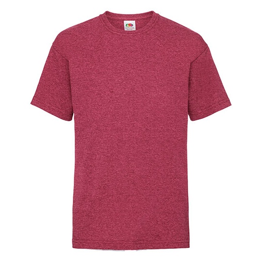 Koszulka Dziecieca Klasyczna Bawelniana F140K - Vintage Heather Red