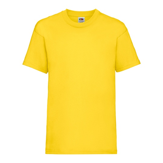 Koszulka Dziecięca Klasyczna Bawełniana F140K - Yellow