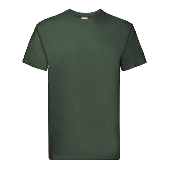 Koszulka Meska Klasyczna Bawelniana F181 - Bottle Green