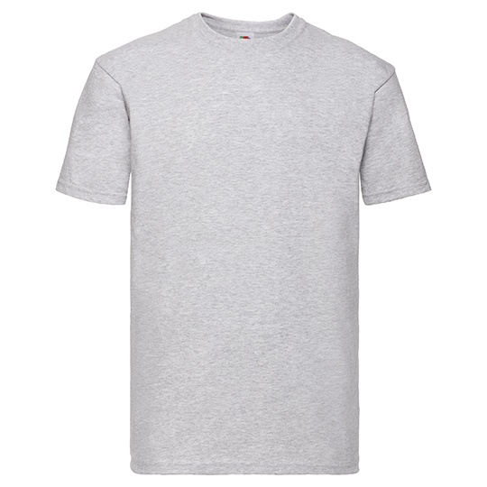 Koszulka Męska Klasyczna Bawełniana F181 - Heather Grey