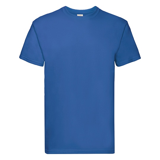 Koszulka Meska Klasyczna Bawelniana F181 - Royal Blue