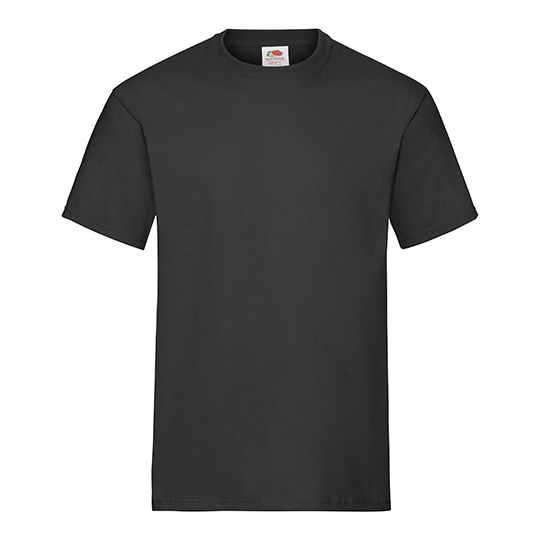 Koszulka Klasyczna Bawelniana F182 - Black
