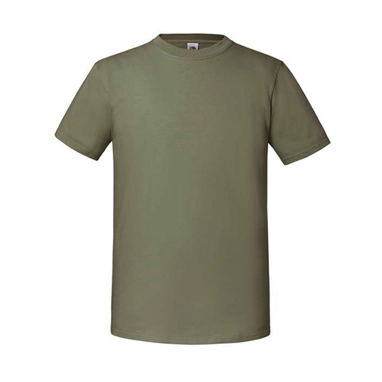 Koszulka Klasyczna Bawełniana Czesana Ring-Spun F185 - Classic Olive