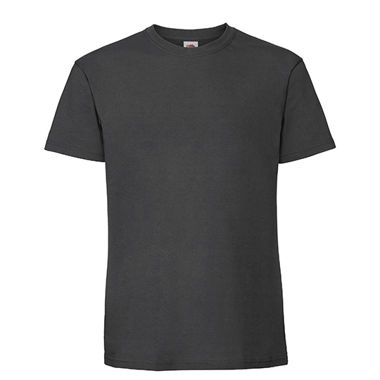 Koszulka bawełniana F185 - Light Graphite (Solid)