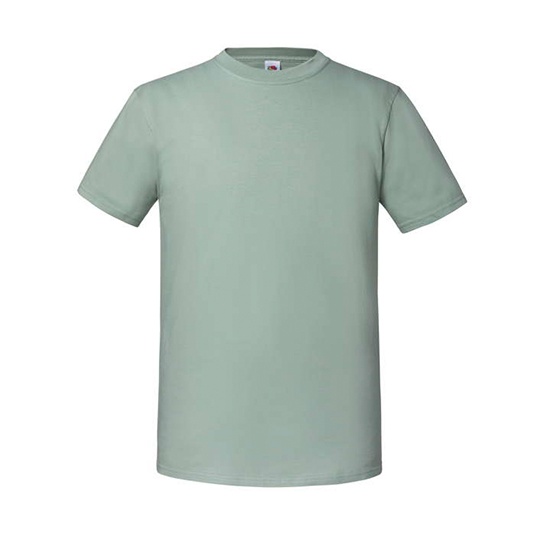 Koszulka Klasyczna Bawelniana Czesana Ring-Spun F185 - Sage