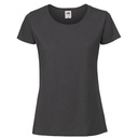 T-shirt Damski Slim Bawełniany F186 - Light Graphite (Solid)