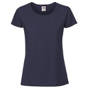T-shirt Damski Slim Bawełniany F186 - Navy