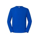 T-shirt Męski Klasyczny Bawełniany Długi Rękaw F195 - Royal Blue